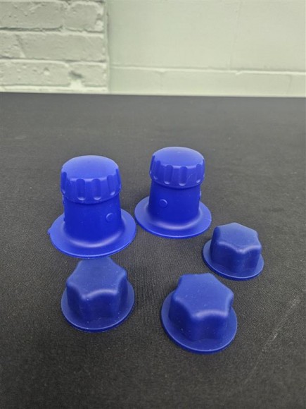 Zeiss Microscope Covers/Grips (set of 2) with 3 Knob Covers - Lot