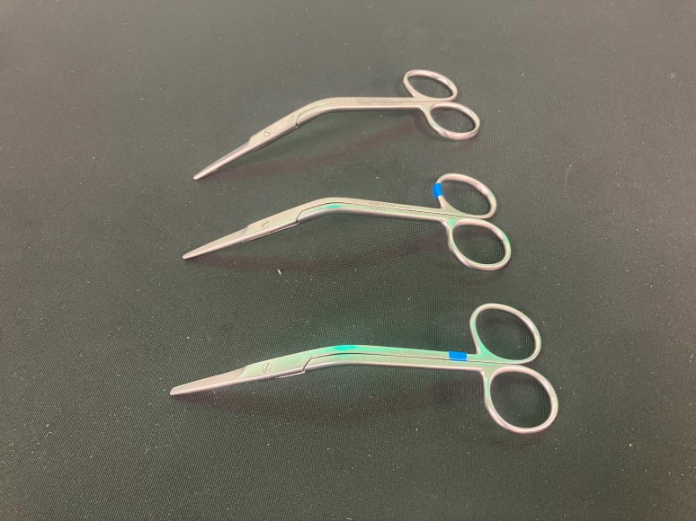 Karl Storz 513700 Fomon Dorsal Angular Scissors - lot of 3