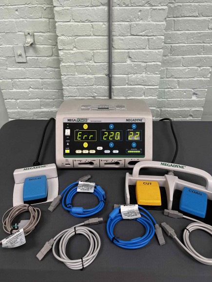 Megadyne Mega Power 1000 ESU w/ 2x Footswitches & Megasoft Cables