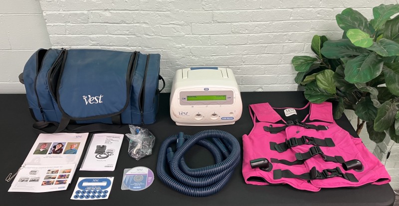 Hill-Rom The Vest Model 105 Airway Clearance System w/ Accessories