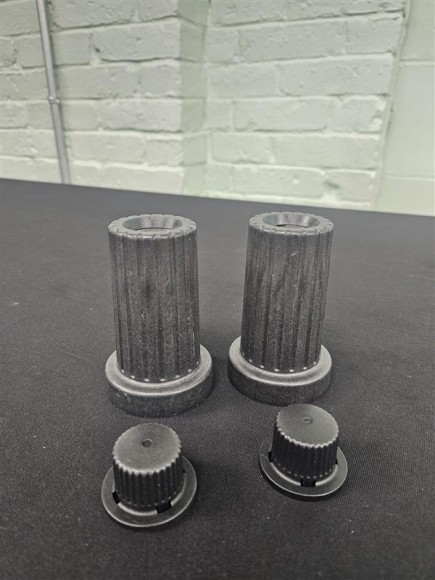 Leica Microscope Knob Cover Handles (set of 2) w/ 2 Drive Cover Knobs