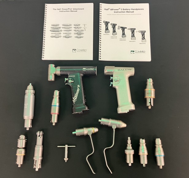Conmed/Hall Power Drills, Saws, and Attachments Lot - Please Read!