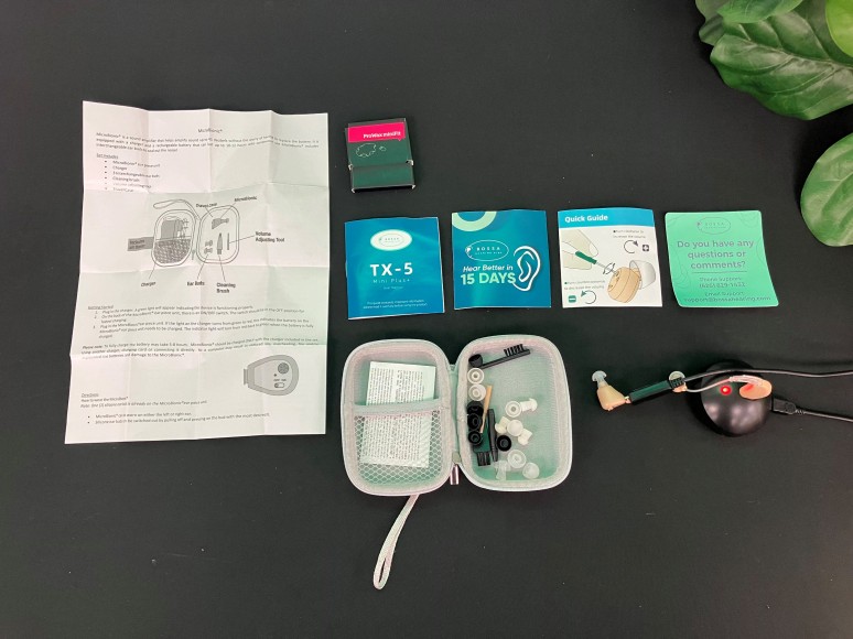 Bossa TX-5 Mini Plus + Rechargeable Hearing Aids