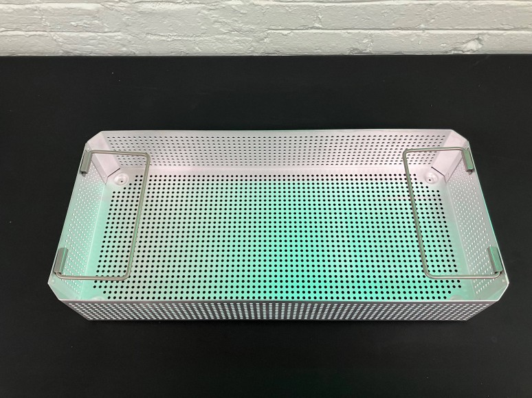 Medline Aluminum Basket Sterilization Tray 21.1 in x 9.5 in x 4 in