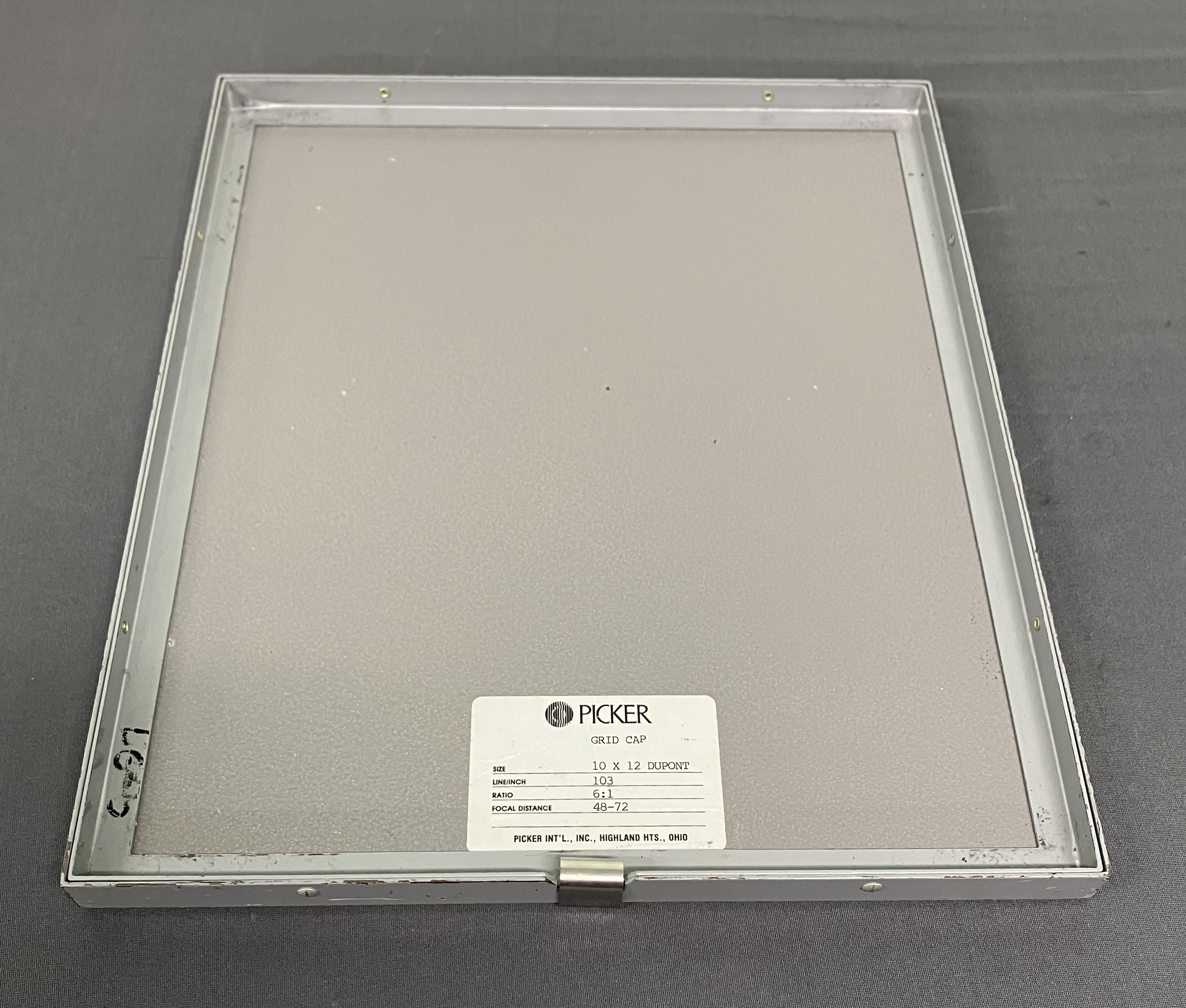PICKER 10x12 Dupont X-Ray Grid Cap