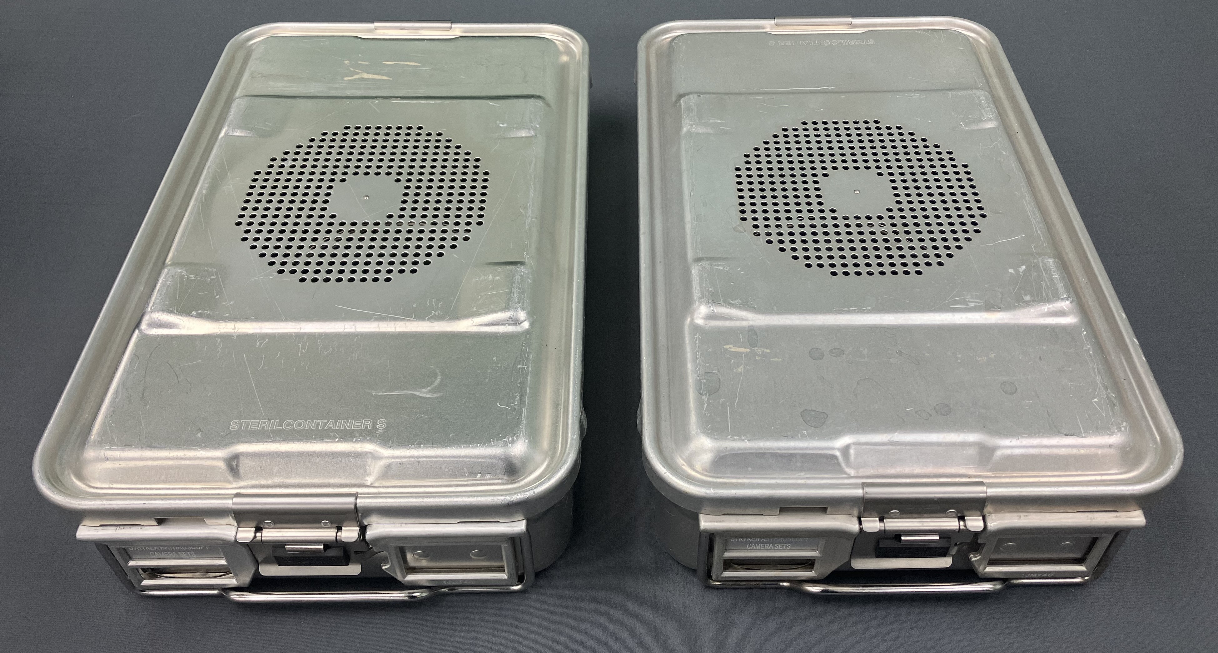 Aesculap JM740 Sterilization Container with JM789 Lid – Lot of 2