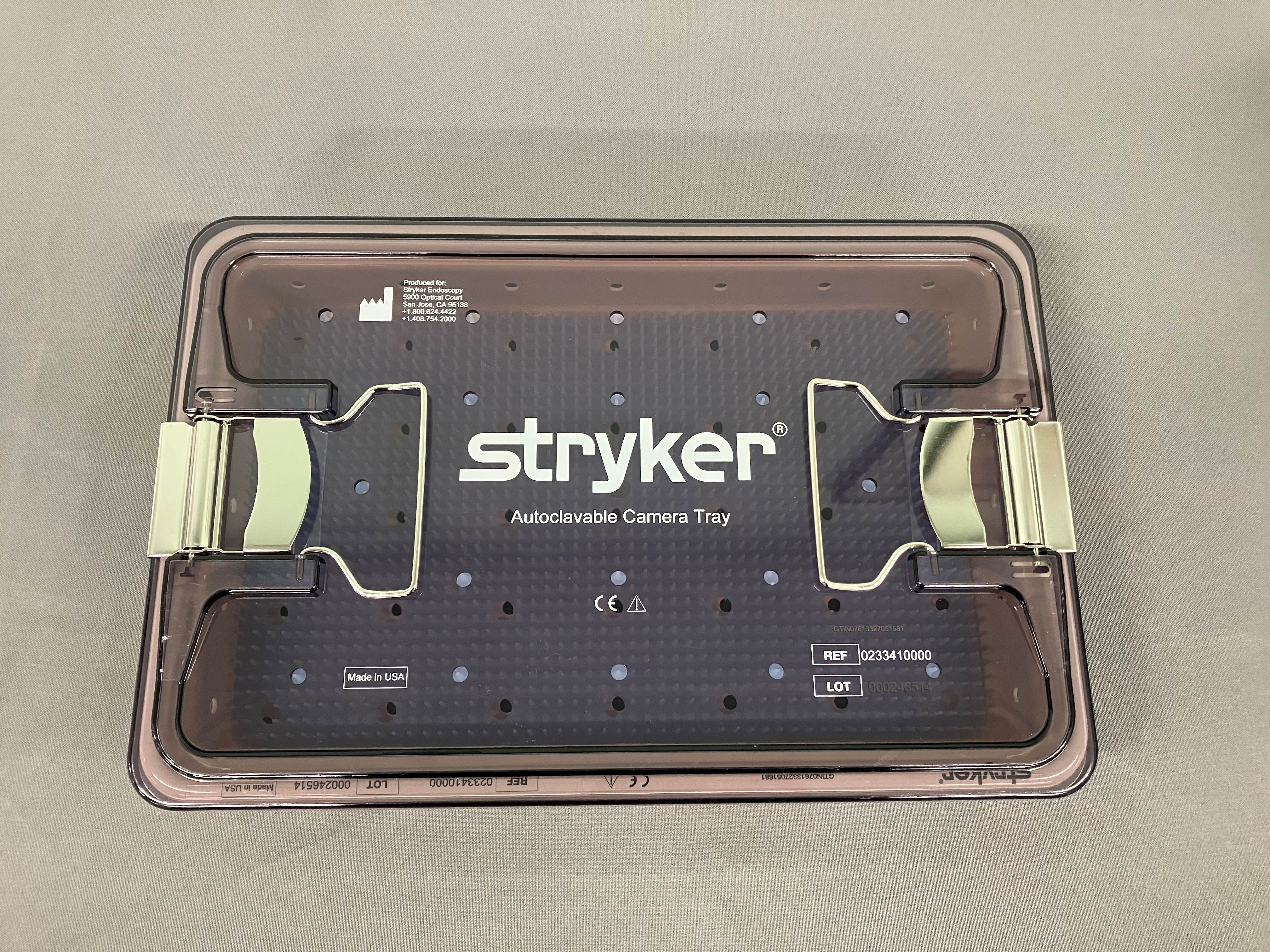 Stryker Autoclavable Camera Tray – no instruments