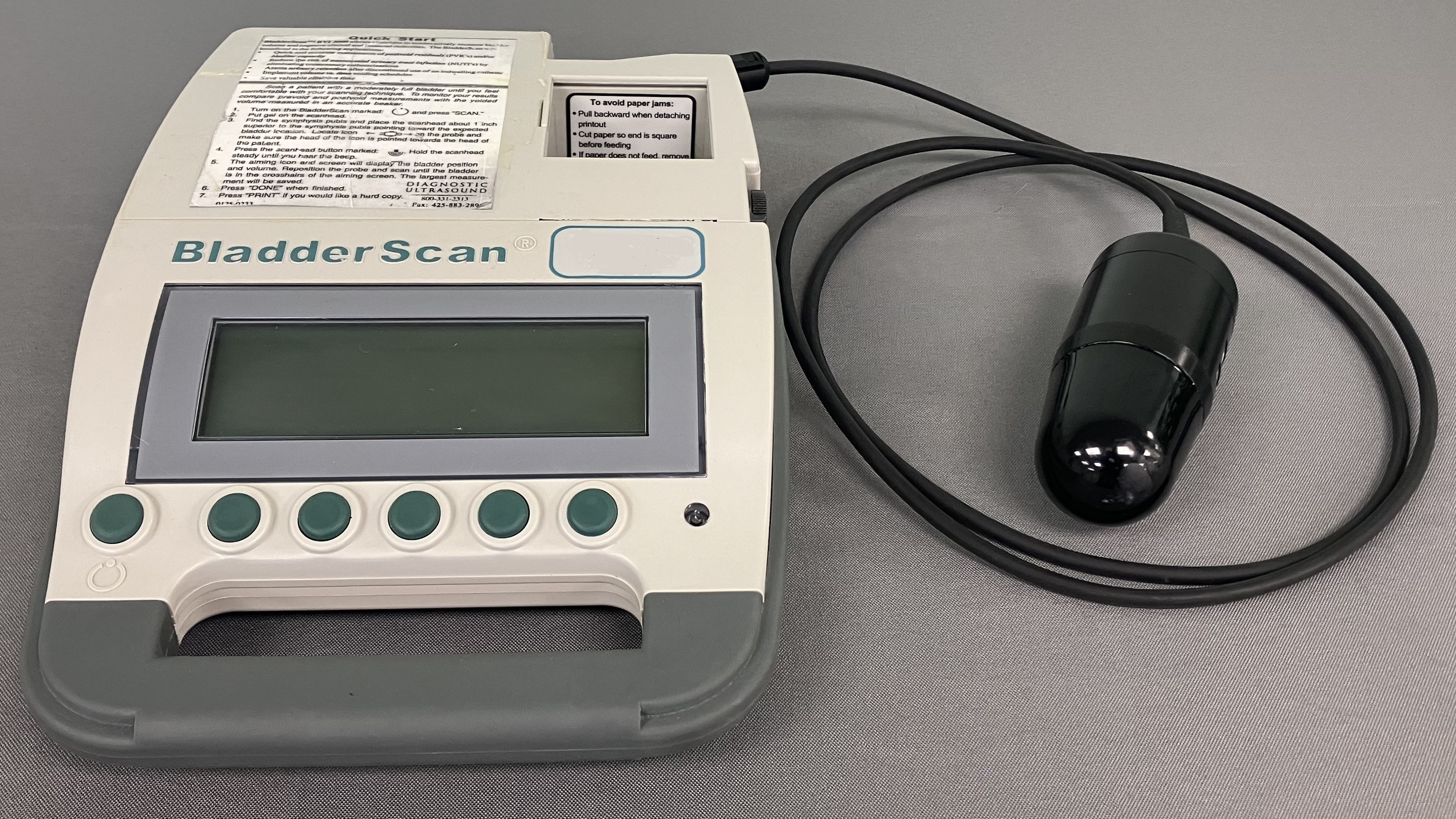 Diagnostic Ultrasound BladderScan BVI 3000