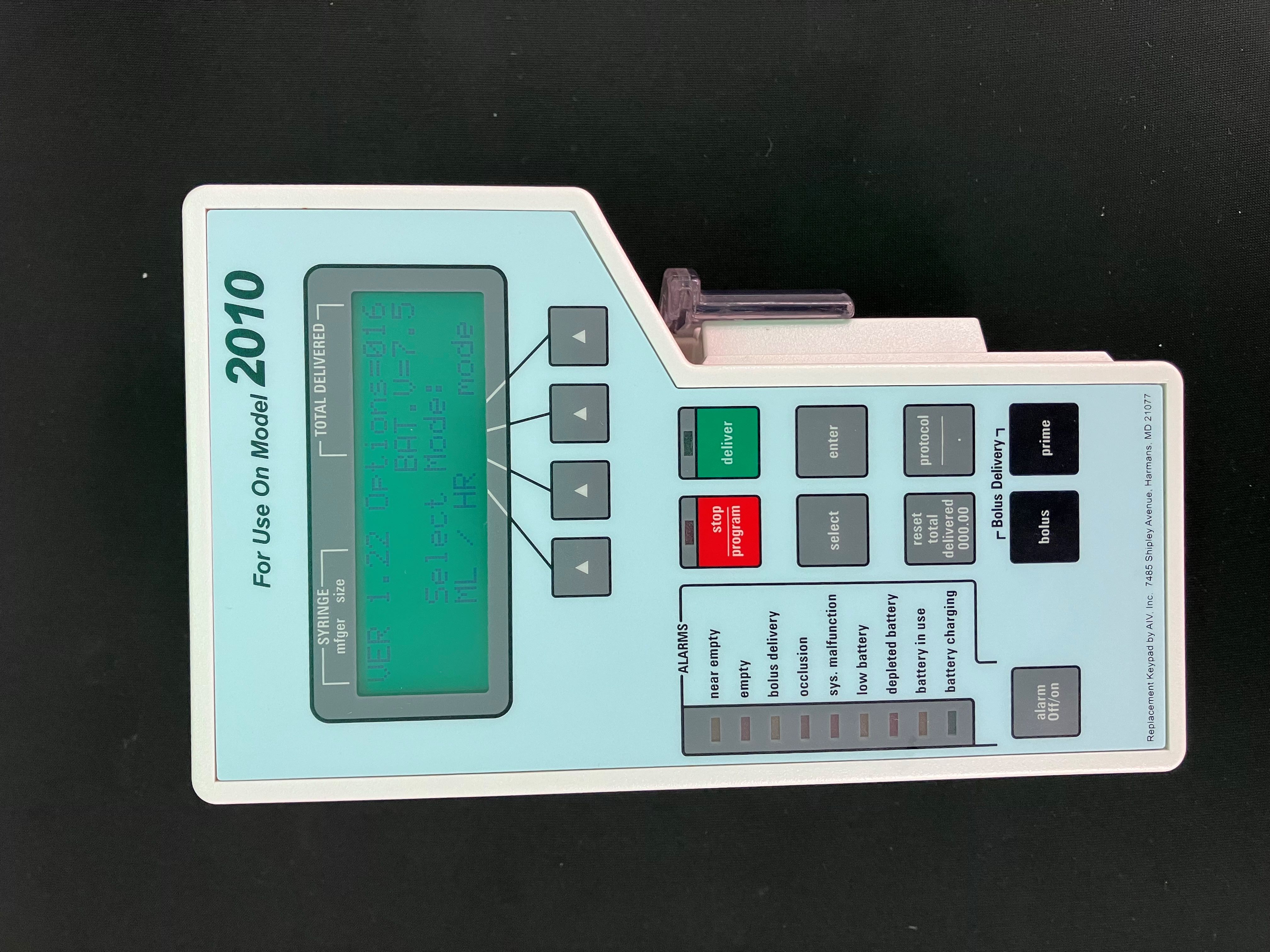 Medex Medfusion 2010 Syringe Infusion Pump