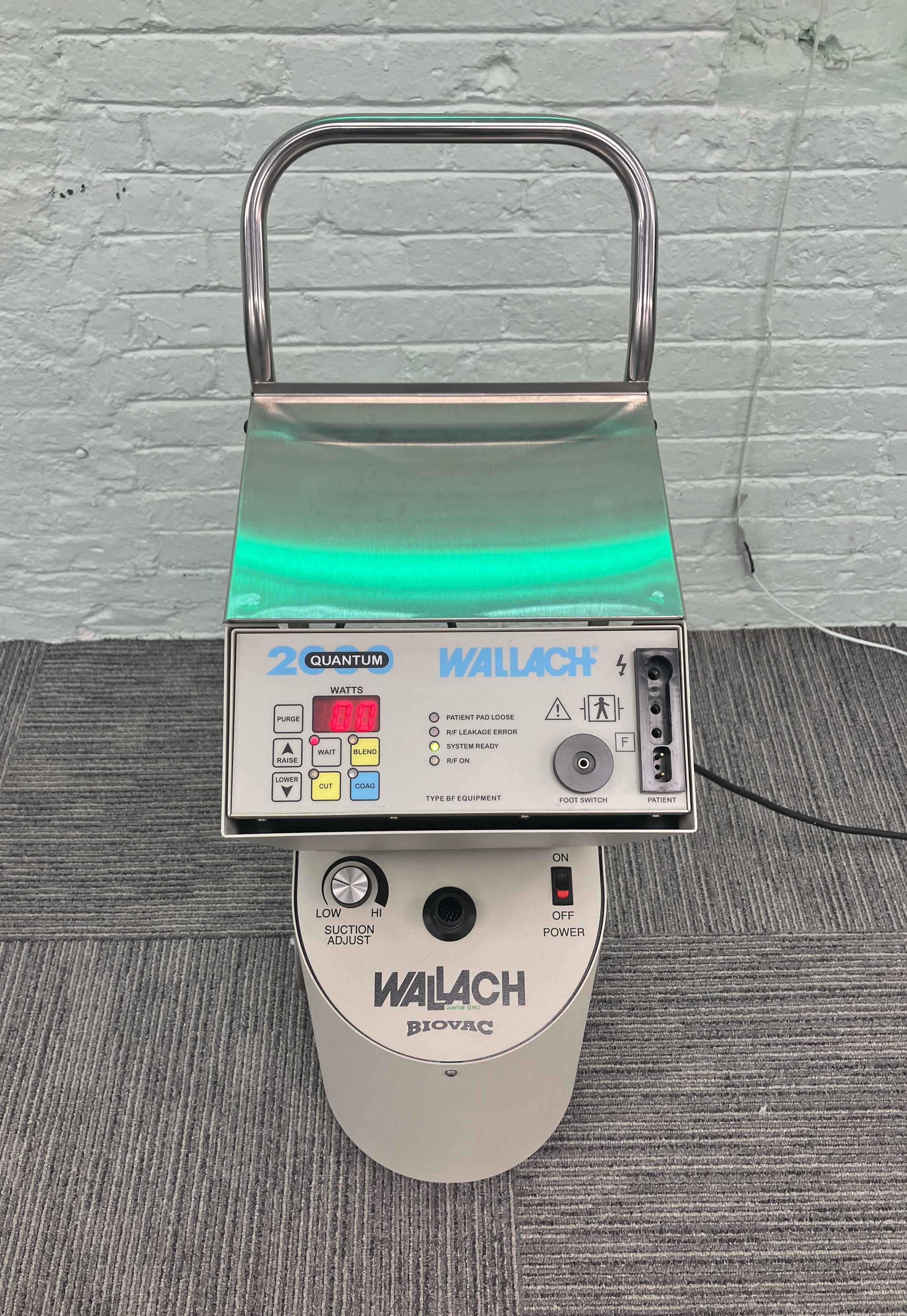 Wallach Quantum 2000 ESU w/ Quantum Series Biovac Smoke Evacuator