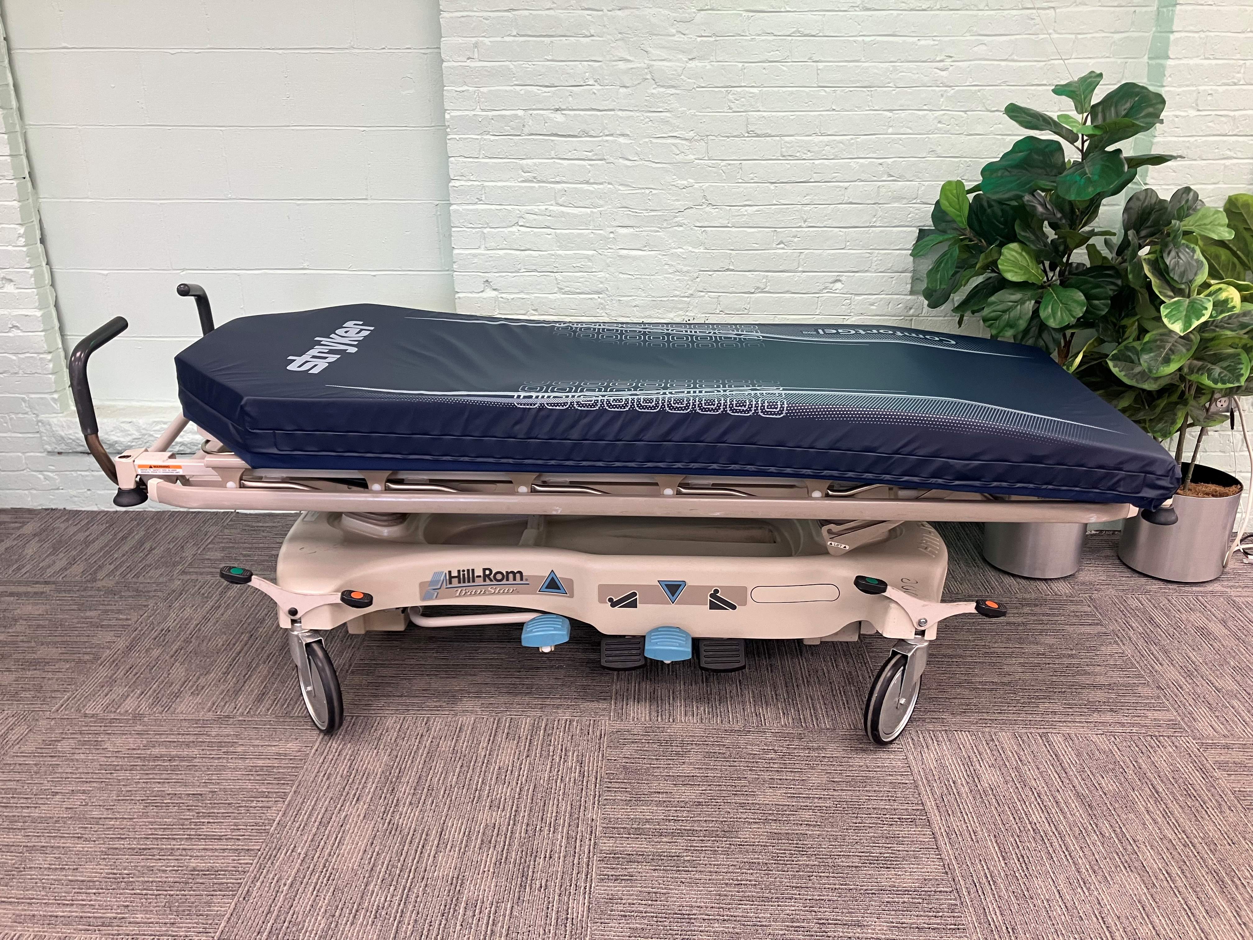 Hill-Rom TranStar 8005 Stretcher w/ Stryker Comfort Gel Mattress