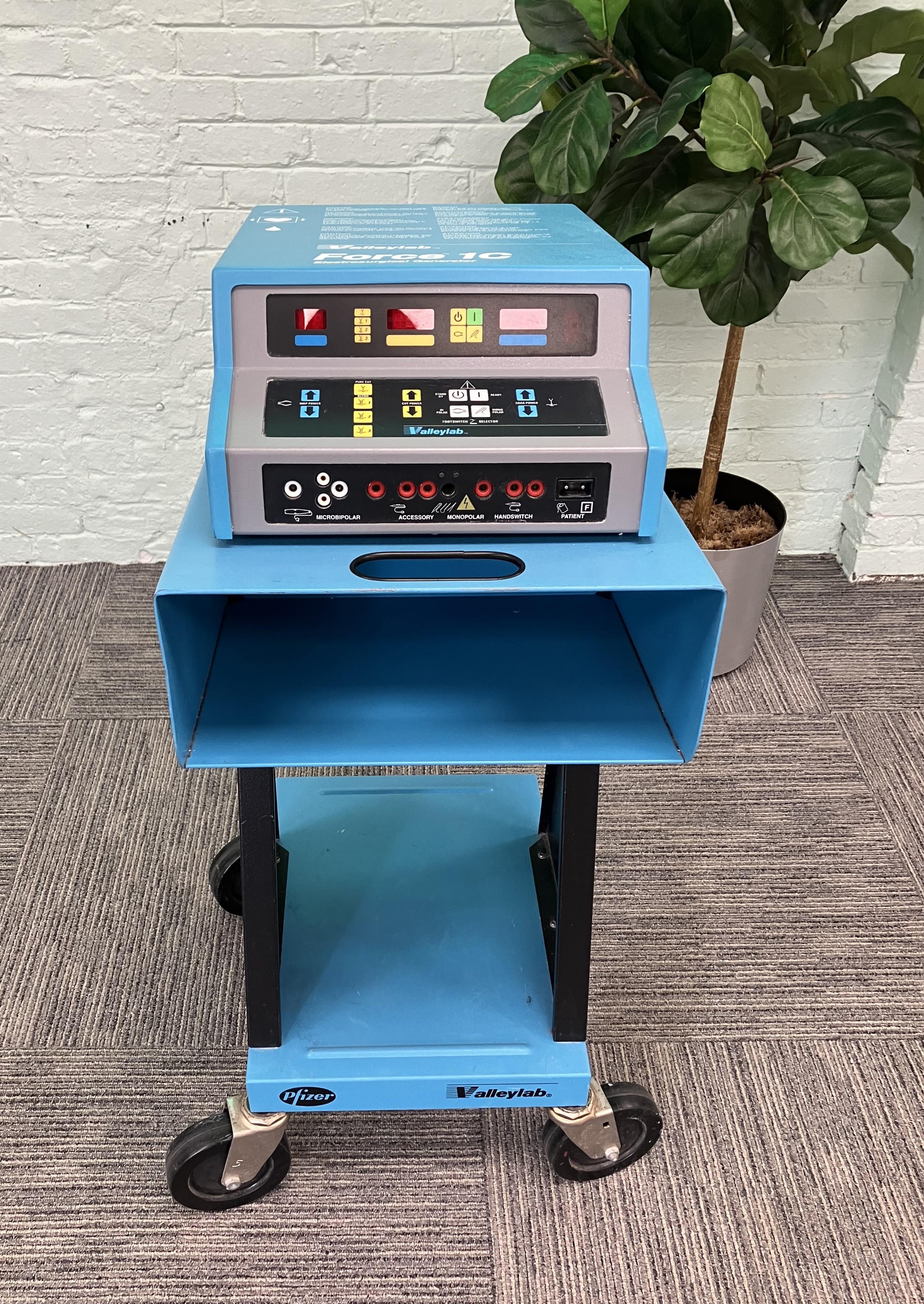 ValleyLab Force 1C-20 Electrosurgical Generator w/ E-8007 Cart