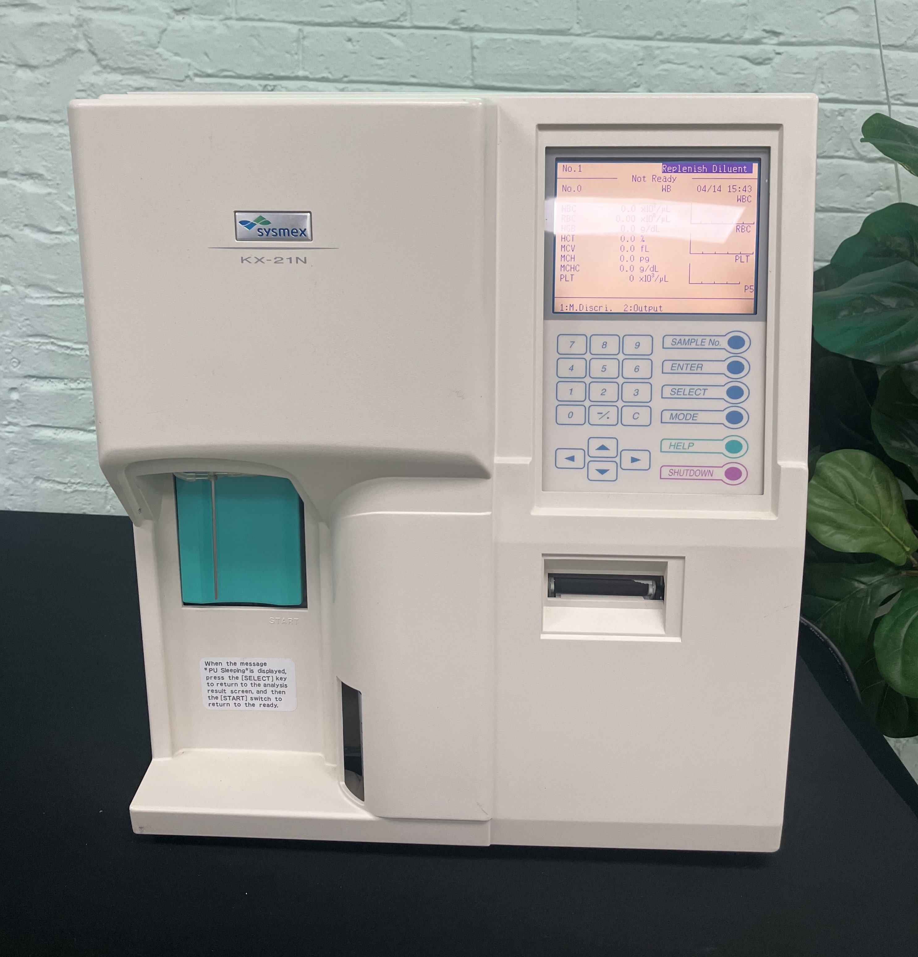 Sysmex KX-21N Automated Hematology Analyzer