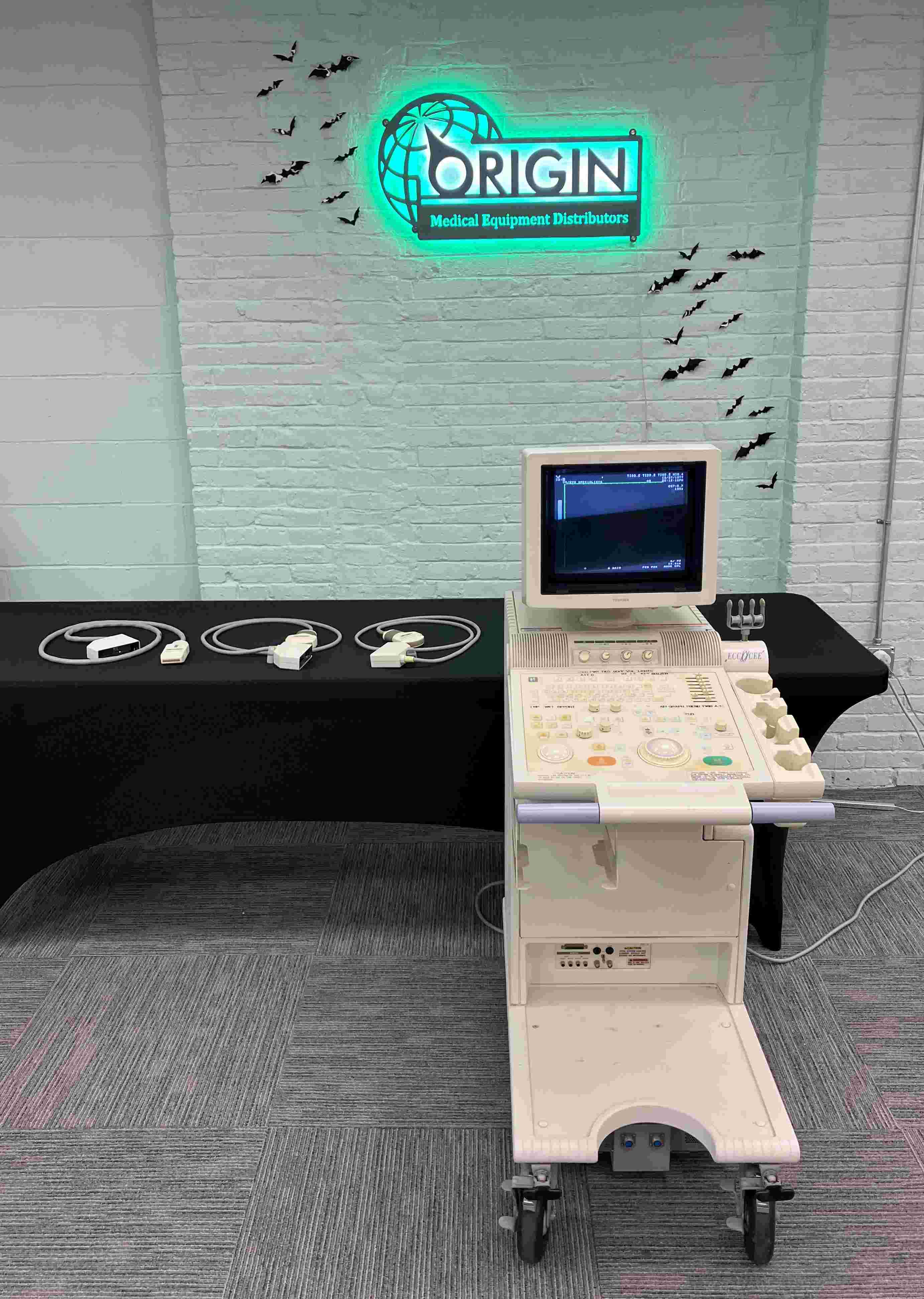 Toshiba Eccocee SSA-340A Diagnostic Ultrasound w/ 3 Transducers