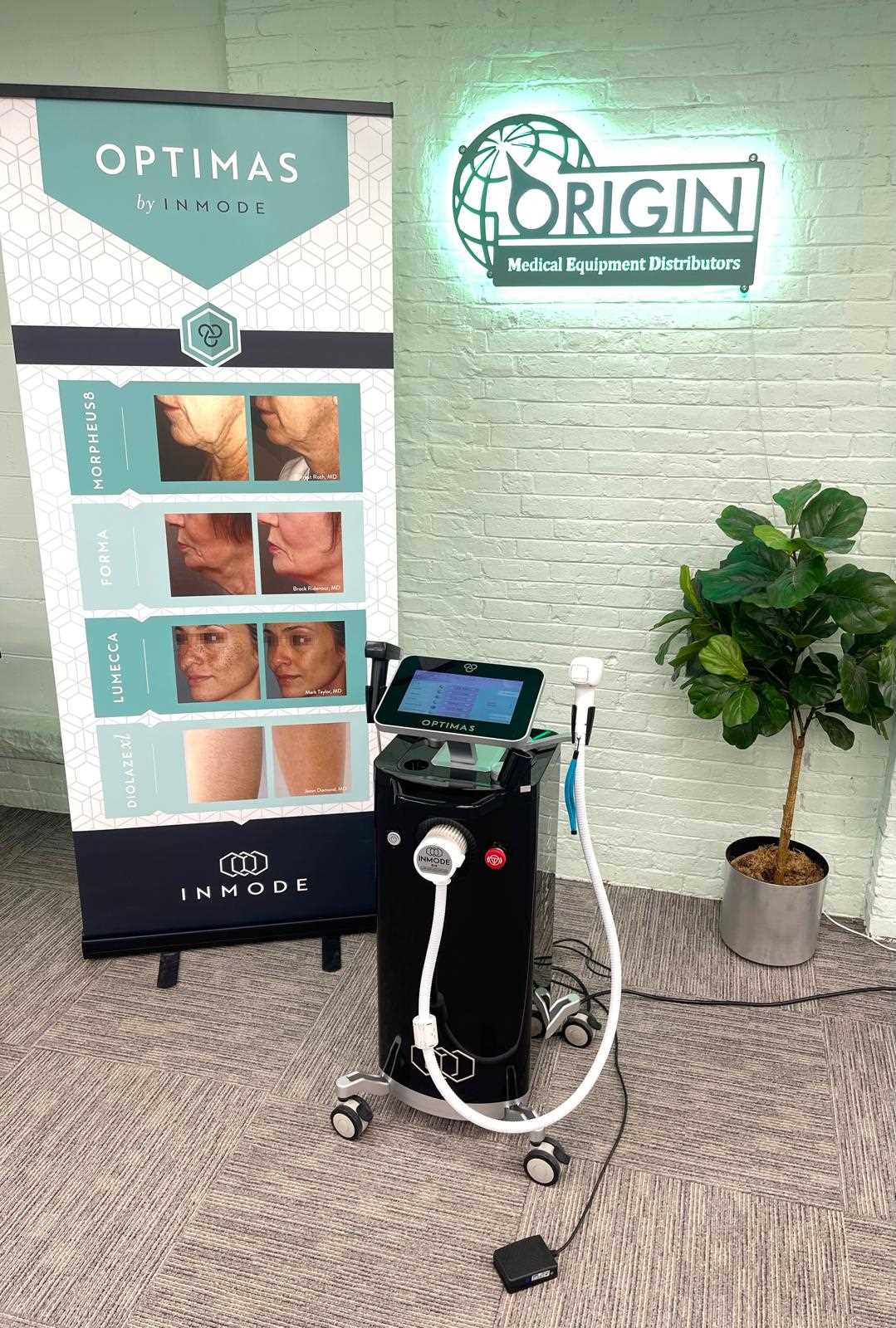 2024 InMode Optimas Laser w/ Morpheus8 & Diolaze XL 810 Applicators