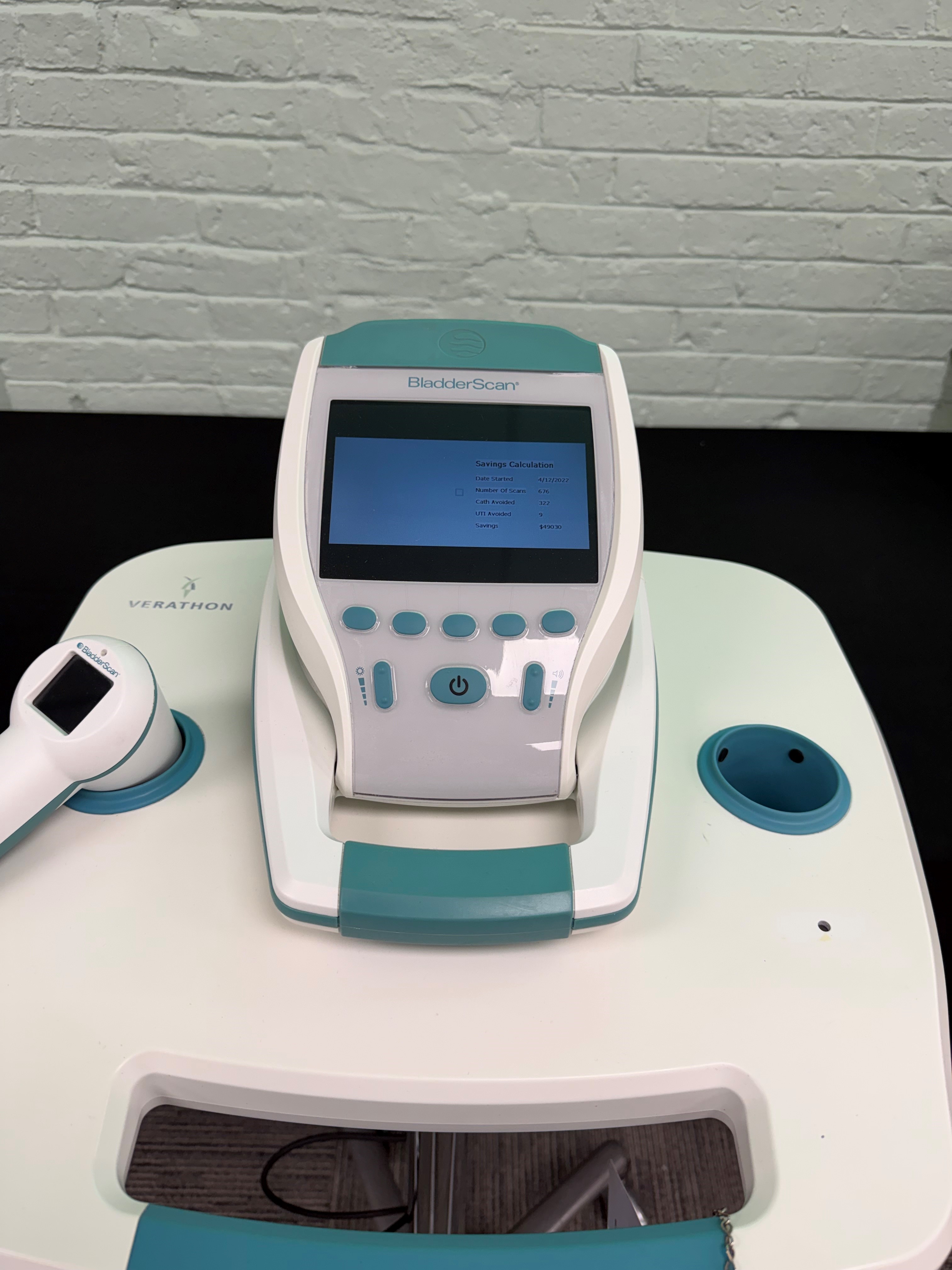 Verathon BVI 9400 Bladder Scanner w/ Probe & Accessories