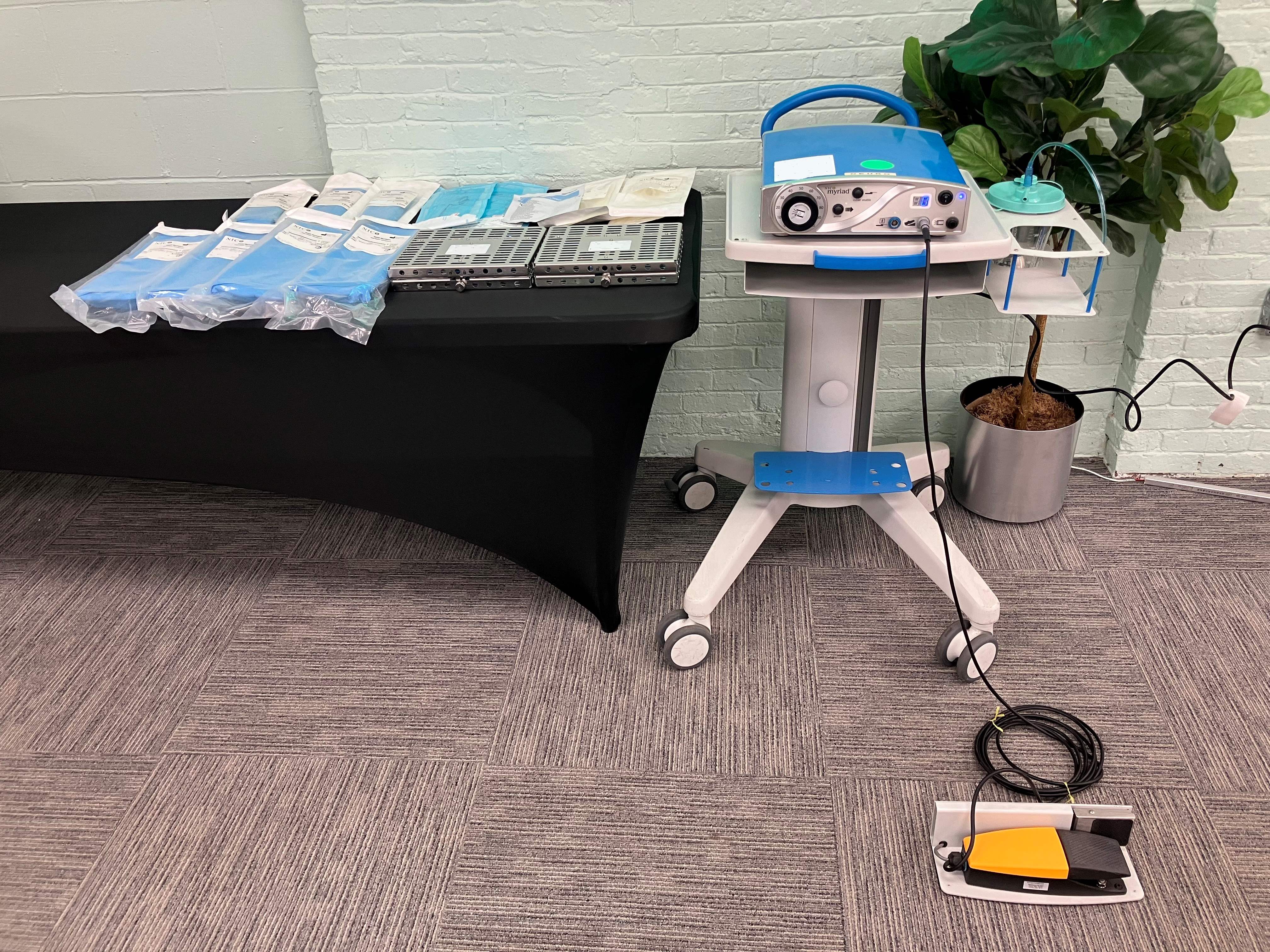 NICO Myriad Tumor Removal Console w/Cart, Foot Switch & Accessories