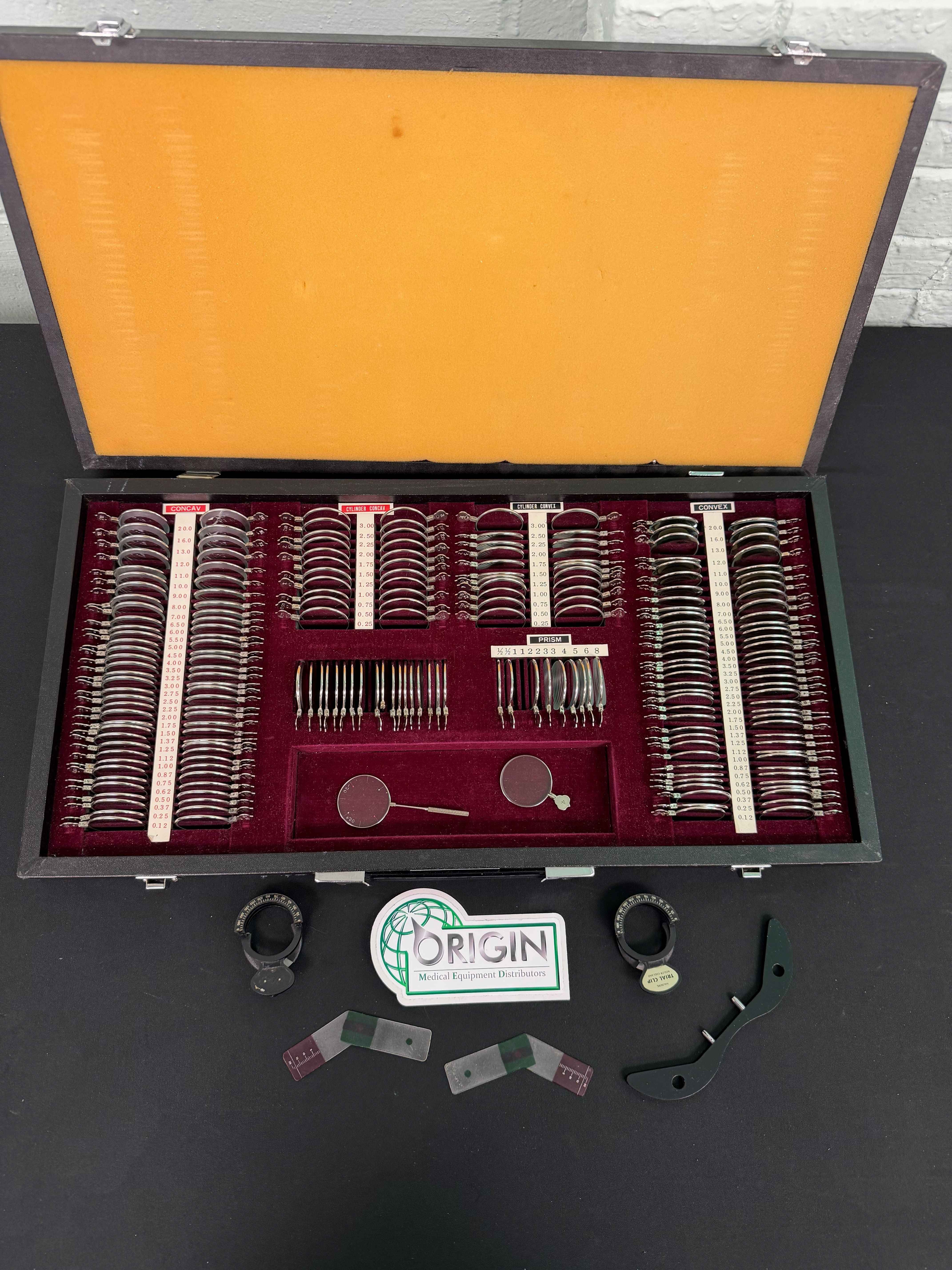 Vintage 218-Piece Ophthalmology Optometry Trial Lens Set – Please Read